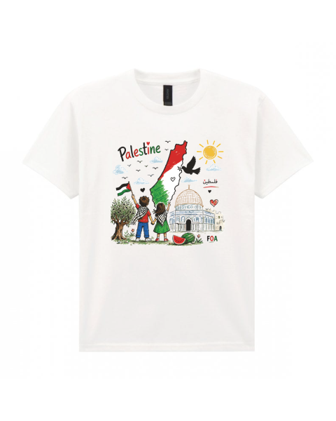 Children - Daytime in Palestine - White T-Shirt
