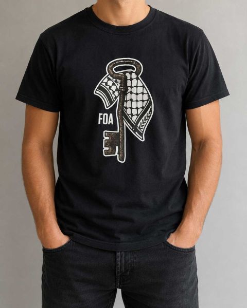 Kuffiyah on a Key - Adult T-Shirt