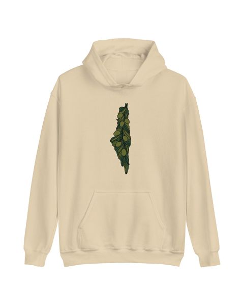 Olive Tree - Palestine Map - Hoodie