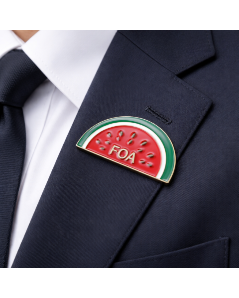 Palestine Watermelon Pin Badge (Metal)