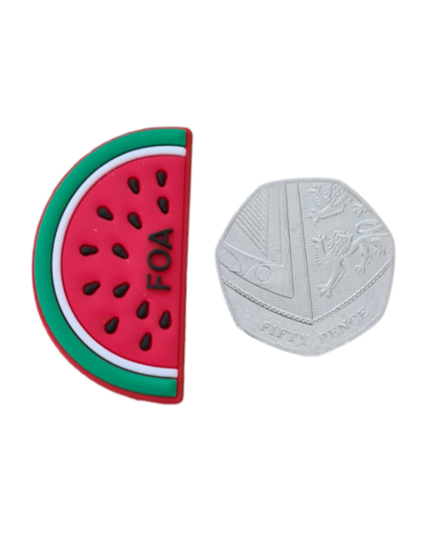 Palestine Watermelon Pin Badge (Rubber)