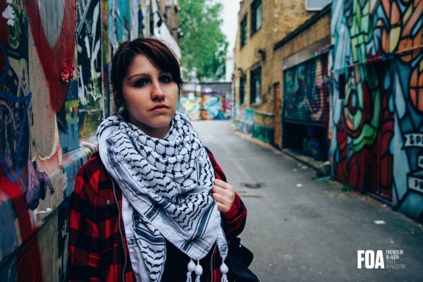 Made in Palestine Keffiyeh - Original Classic Black and White (Kufiyah)