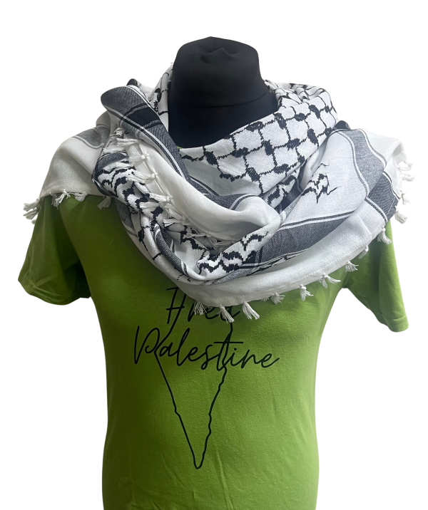 Palestine Map Outline - Free Palestine - Adult - T-shirts-Green-Small