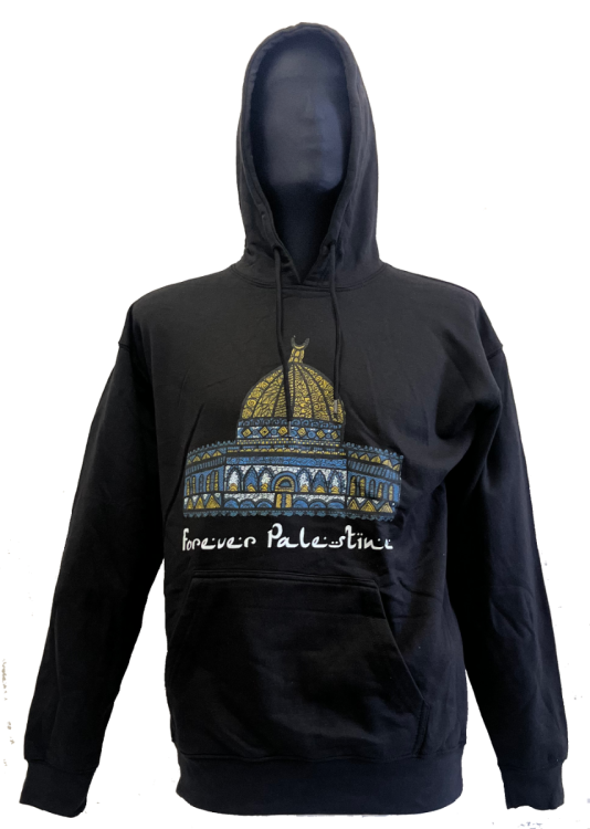 Forever Palestine - Dome of the Rock - Stash Pocket Hoodie