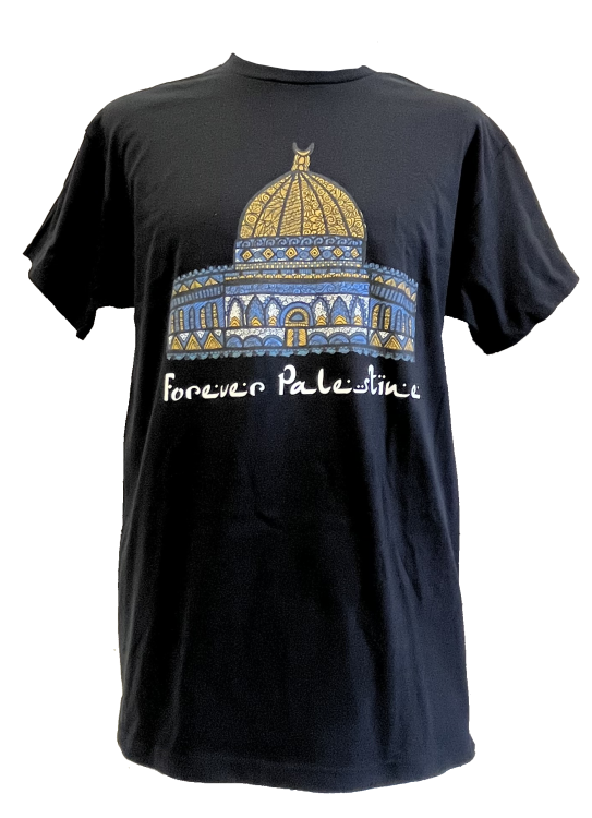 Forever Palestine - Dome of the Rock - T-Shirt-Black-Small