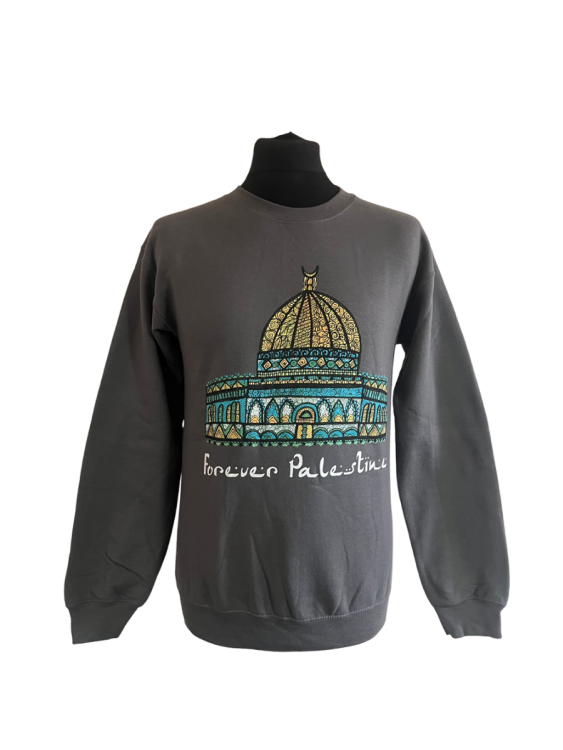 Dome of the Rock - Forever Palestine - Jumper-Grey-Small