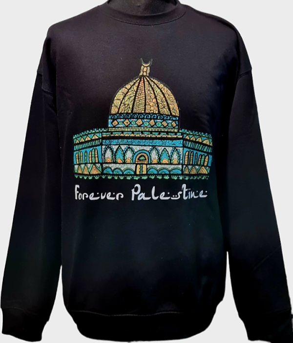 Dome of the Rock - Forever Palestine - Jumper-Black-Small