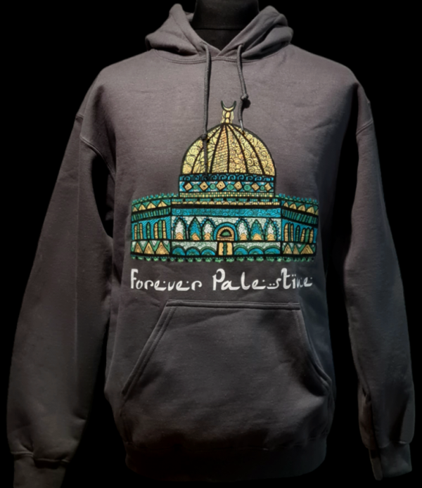Dome of the Rock - Forever Palestine - Hoodie-Grey-XX Large