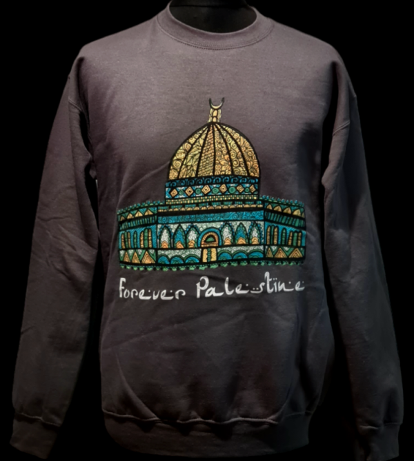 Forever Palestine - Dome of the Rock - Jumper-Grey-Small