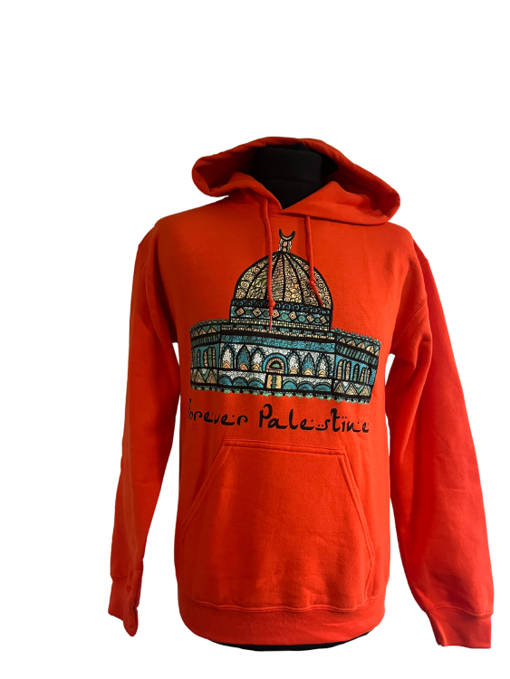 Dome of the Rock - Forever Palestine - Hoodie-Orange-XX Large
