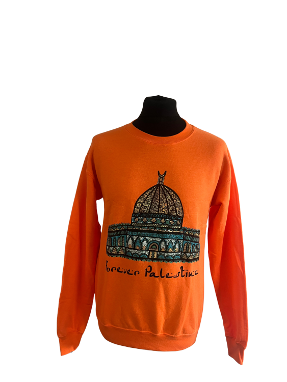 Dome of the Rock - Forever Palestine - Jumper-Orange-Small