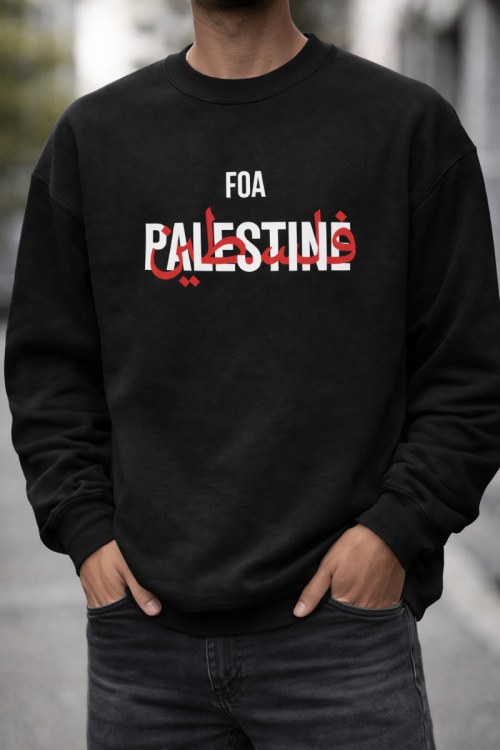 Palestine Fillistin - Adult Jumper in Black