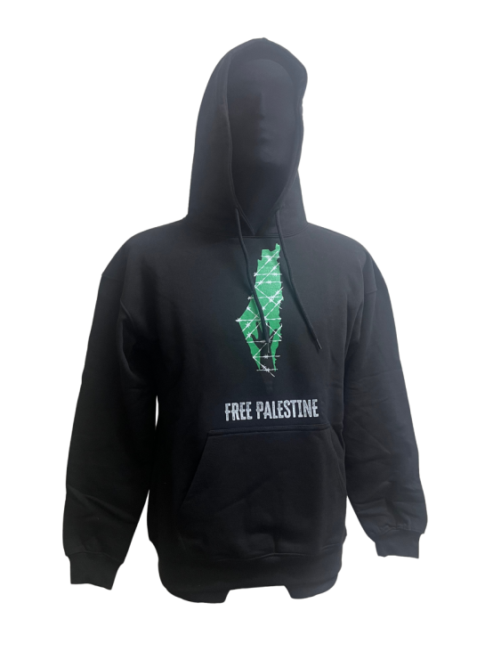 Free Palestine - Hands off Palestine - Adult Hoodie