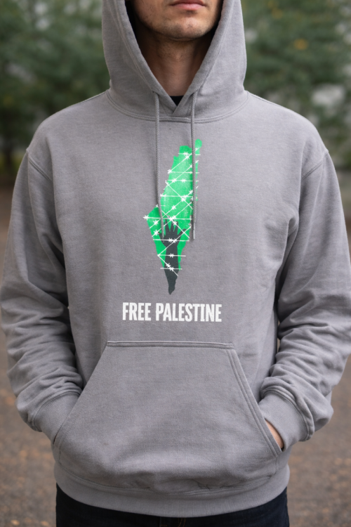 Hand on a Map - Adult - Hoodie