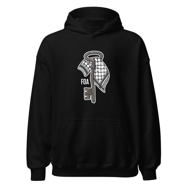 Kuffiyah on a Key - Hoodie-Small-Black