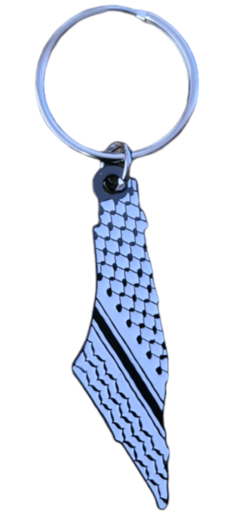 Palestine Map Key Rings-Kef