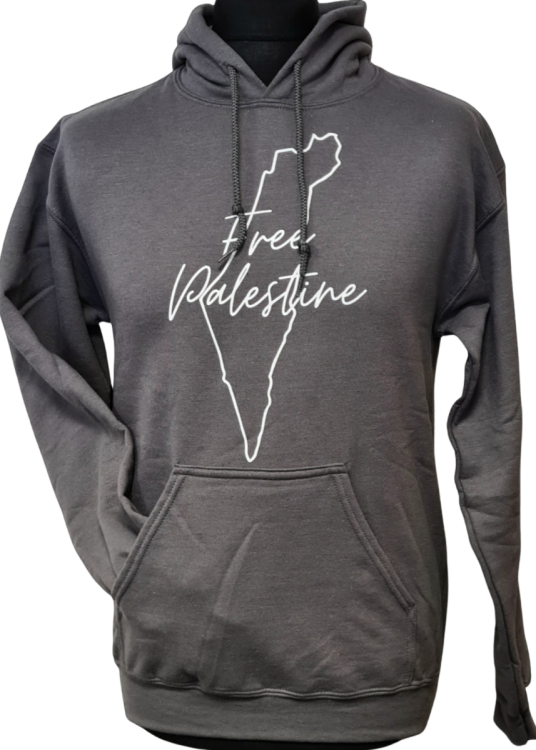 Free Palestine - Map Outline - Hoodie