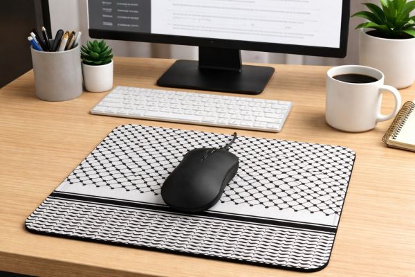 Kuffiyah Pattern Mouse Pad