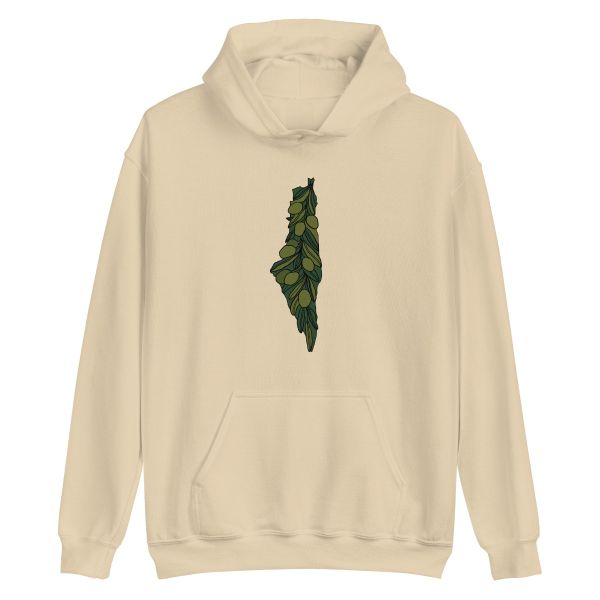 Olive Tree - Palestine Map - Hoodie