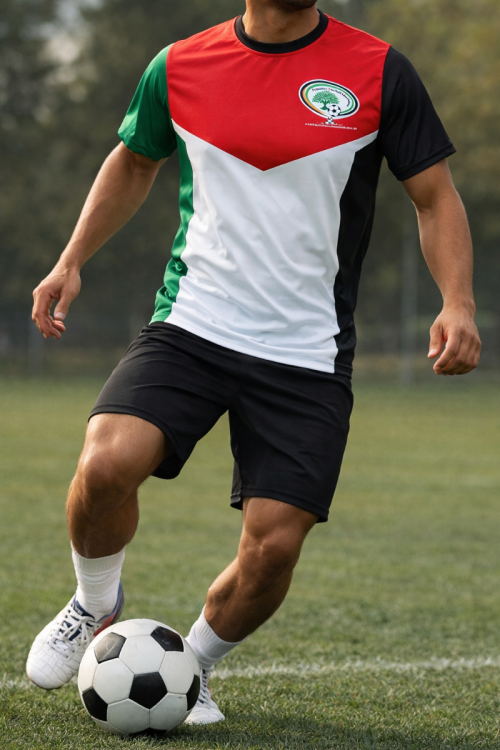 New Palestine Football Shirt – Classic Home Flag Colour