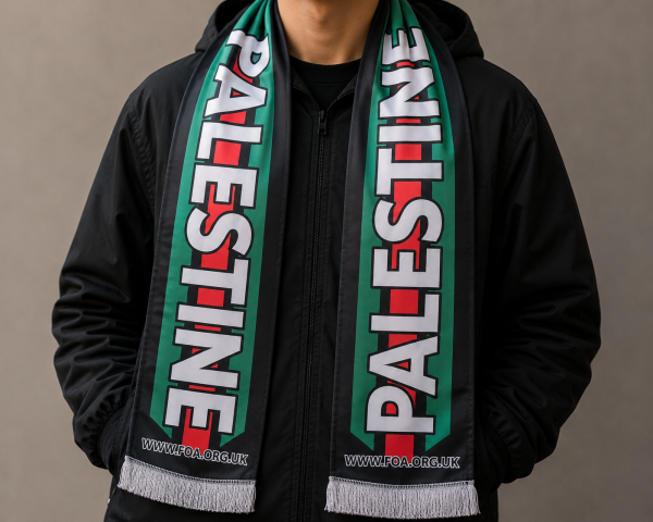 Palestine Flag Football Neck Scarf