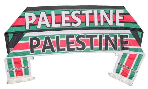 Palestine Flag Football Neck Scarf
