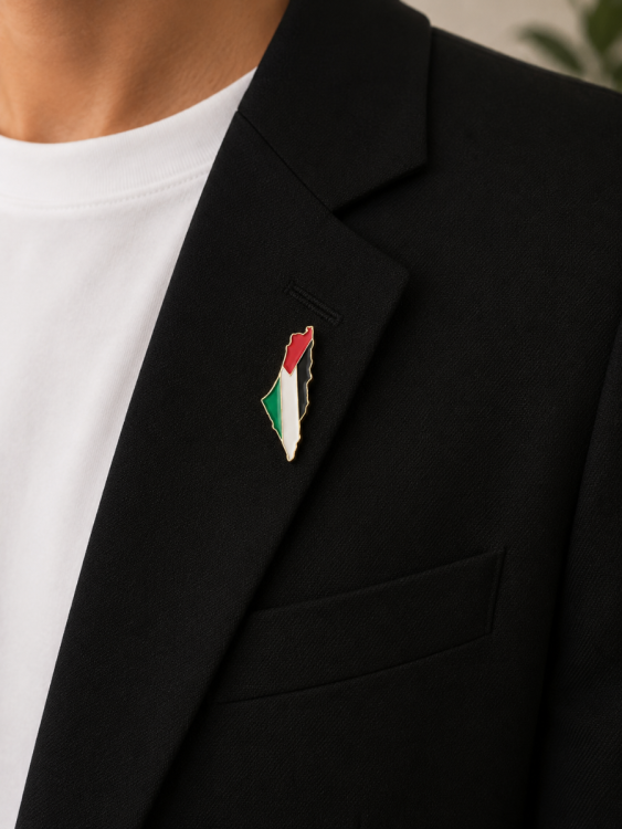 Palestine Map Badge