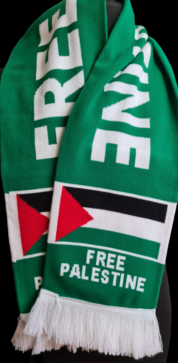 Palestine Wool Winter Warm Scarf-Green