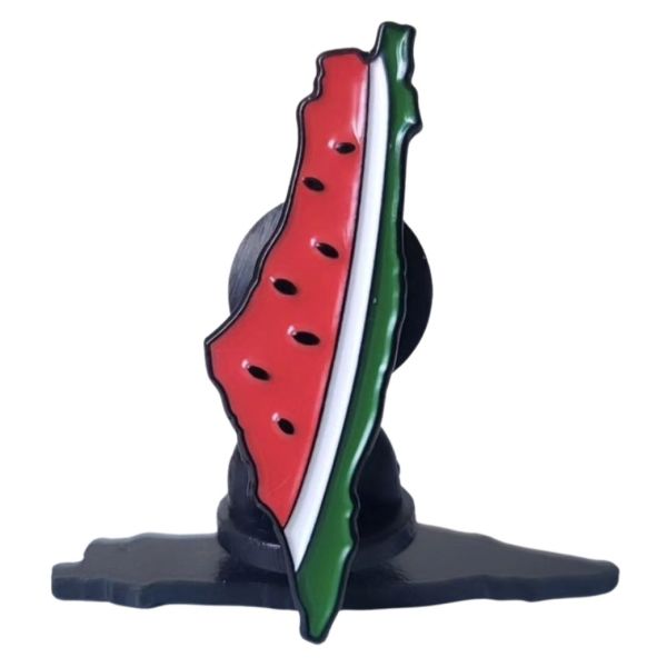 Watermelon Palestine Map Badge