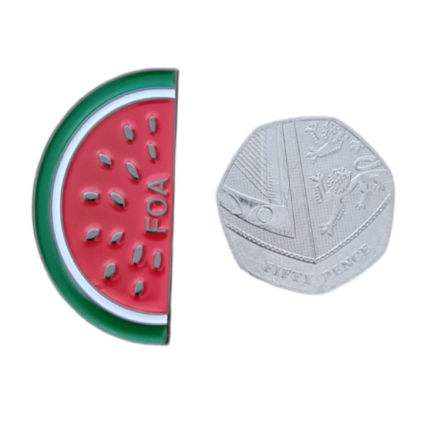 Palestine Watermelon Pin Badge (Metal)