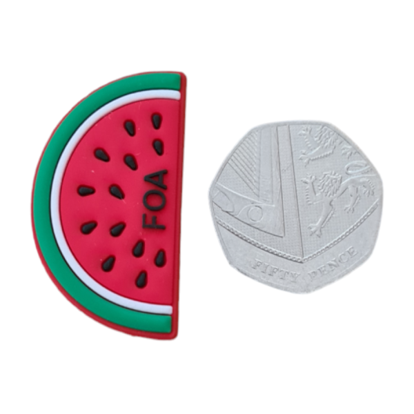 Palestine Watermelon Pin Badge (Rubber)