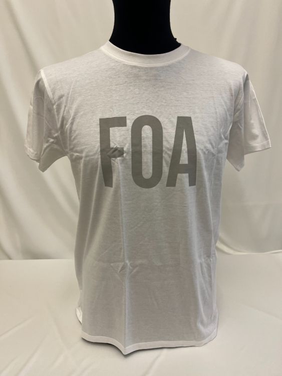 FOA Branded T-Shirt-White-Medium