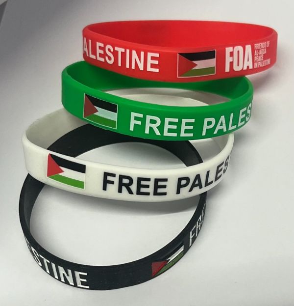 Free Palestine Wristband with Flag